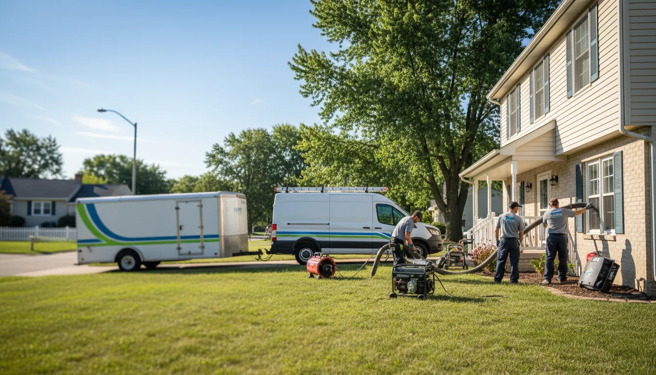 Flooded Basement Restoration And Cleanup With Repair in Herbster, WI near me